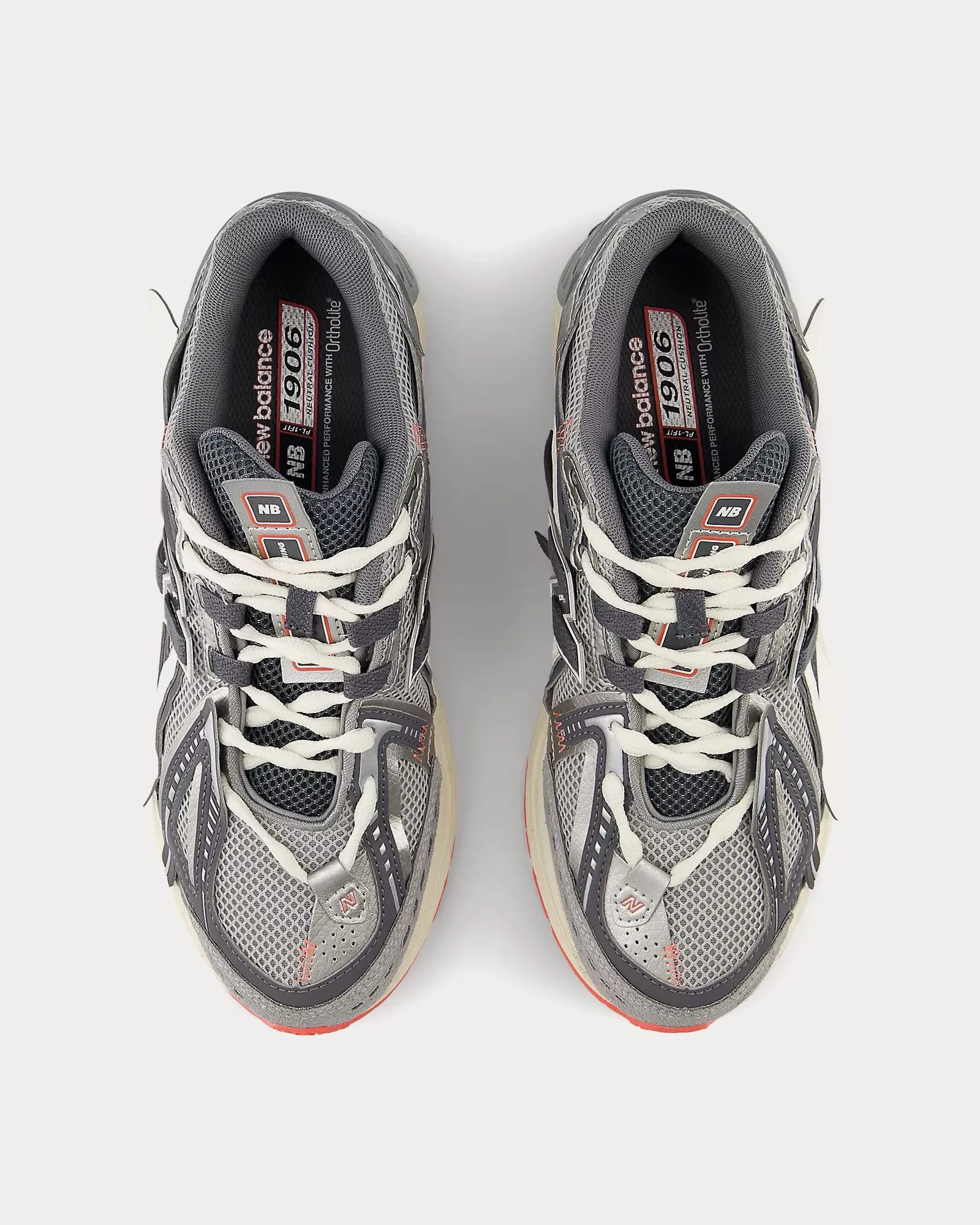 1906a Slate Grey / Raincloud / Drift Red Low Top Sneakers