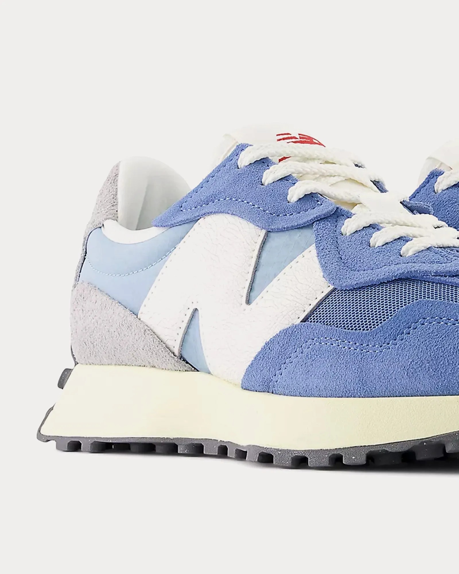 327 Blue Laguna / Chrome Blue Low Top Sneakers