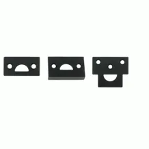 8 Inch Deltana Heavy Duty Surface Bolt (Flat Black Finish)