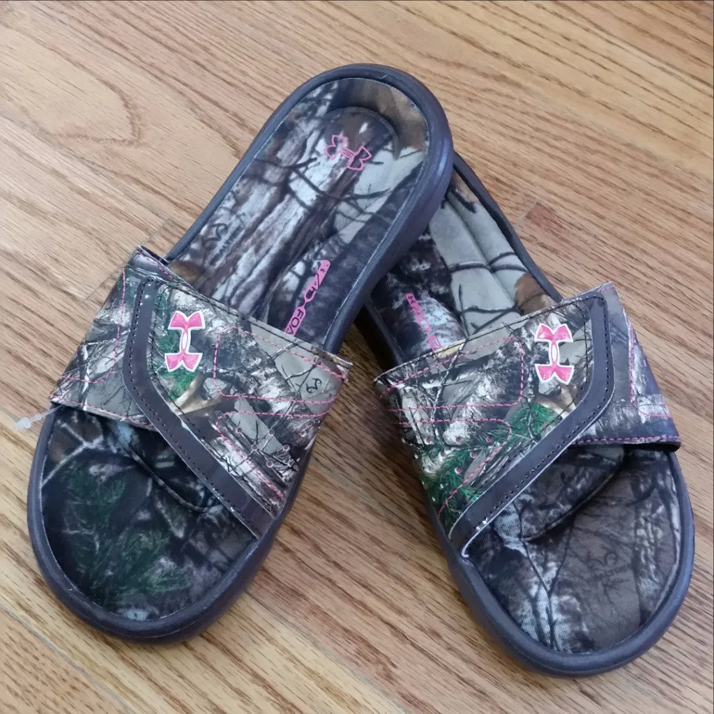 CLEARANCE Under Armour® Girls Ignite Camo Sandal