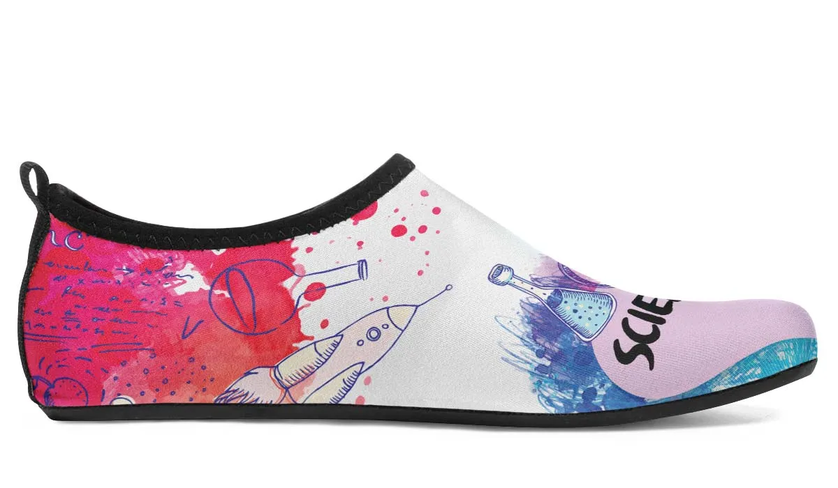 Doodle Style Science Aqua Barefoot Shoes
