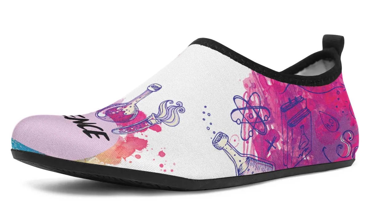 Doodle Style Science Aqua Barefoot Shoes