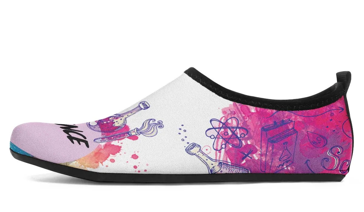 Doodle Style Science Aqua Barefoot Shoes