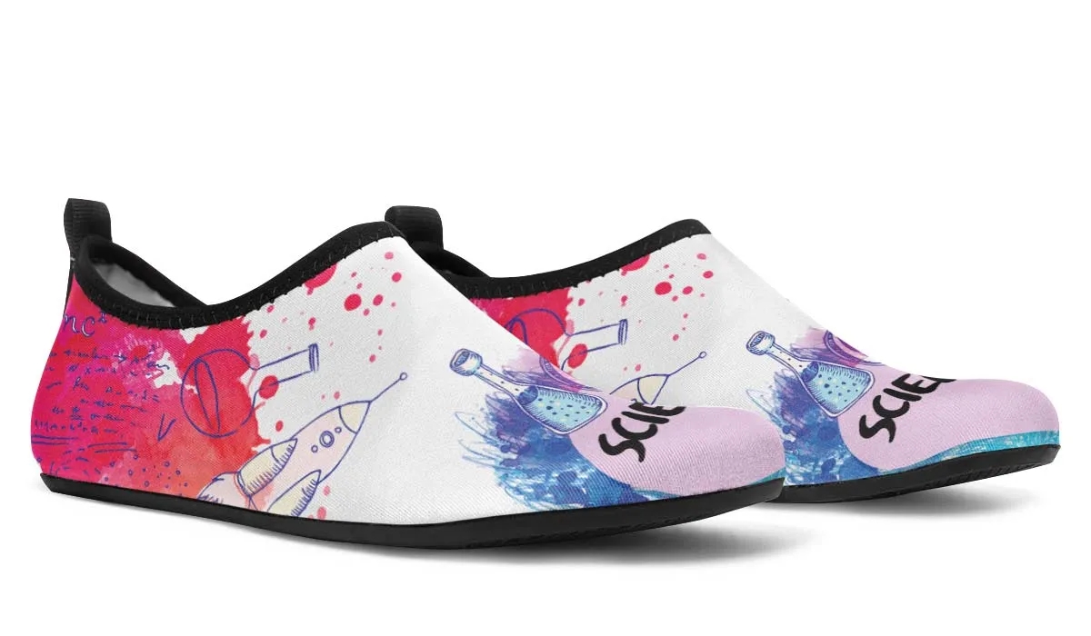 Doodle Style Science Aqua Barefoot Shoes