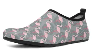 Fancy Flamingos Aqua Barefoot Shoes