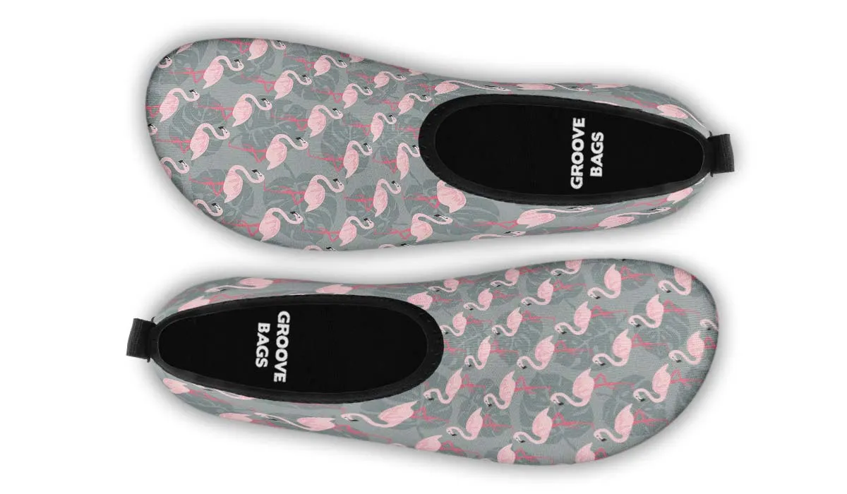 Fancy Flamingos Aqua Barefoot Shoes