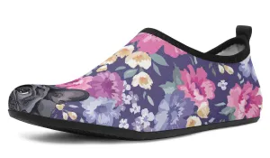 French Bulldog Cutie Aqua Barefoot Shoes