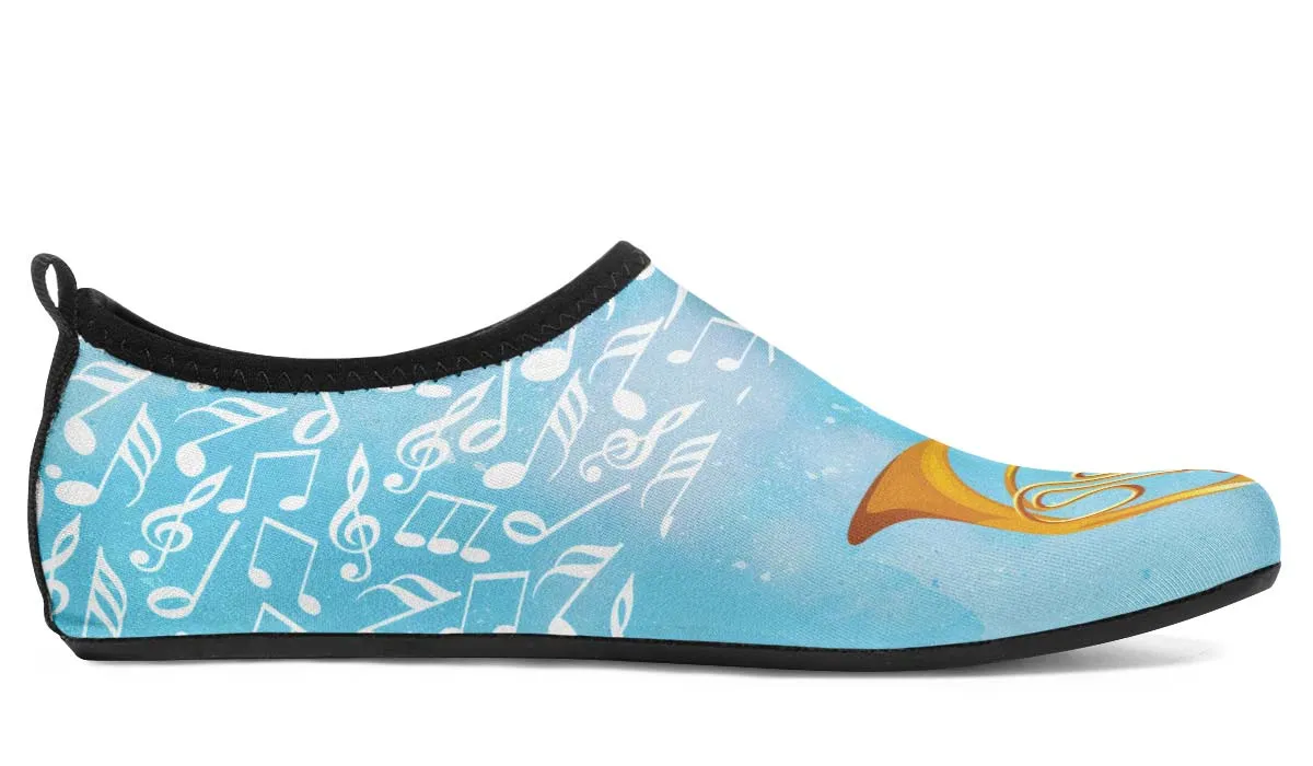 French Horn Aqua Barefoot Shoes