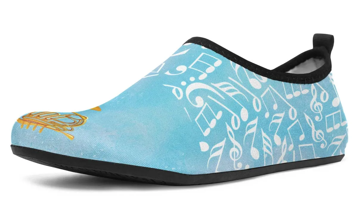 French Horn Aqua Barefoot Shoes