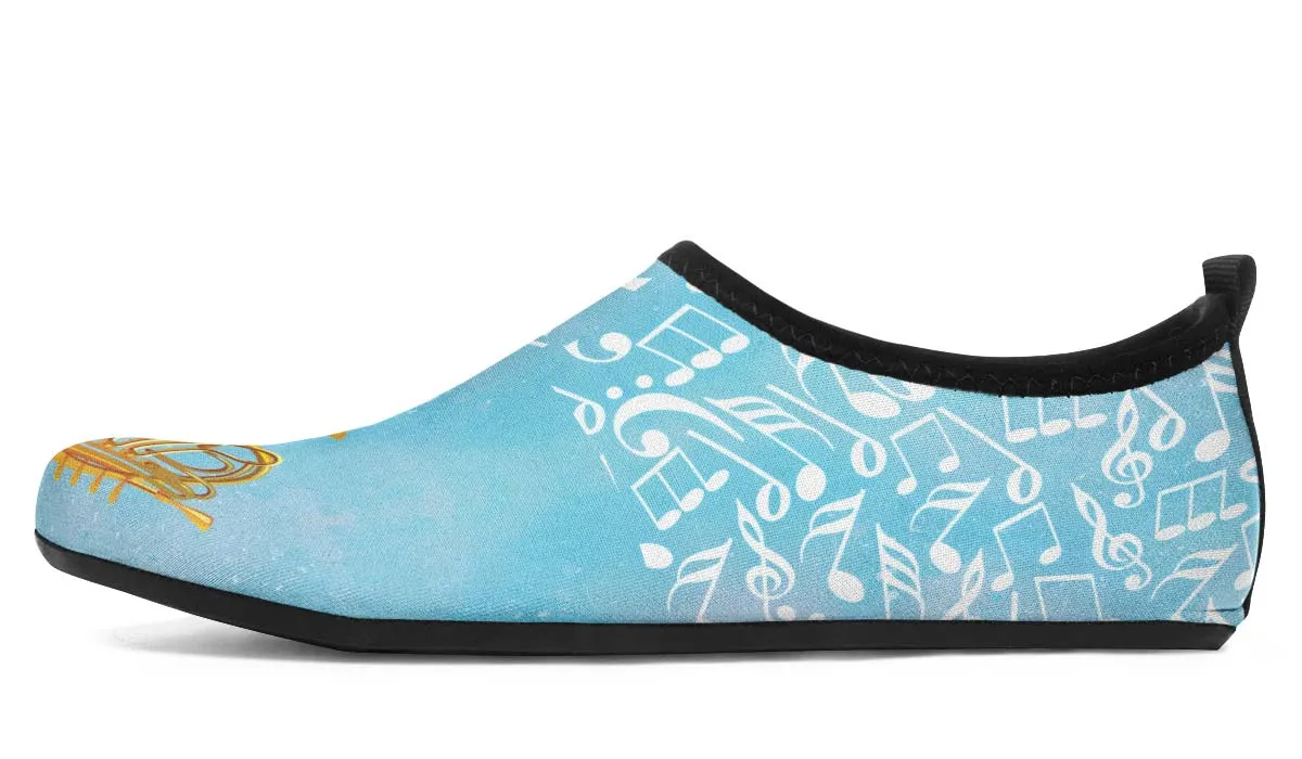 French Horn Aqua Barefoot Shoes