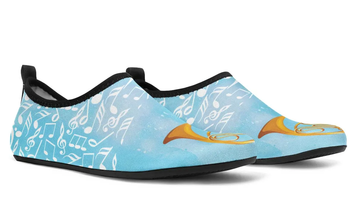 French Horn Aqua Barefoot Shoes