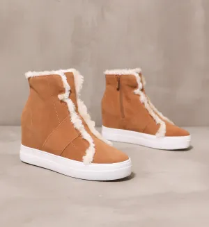 FUR WEDGE AND FUR ALL BOOT