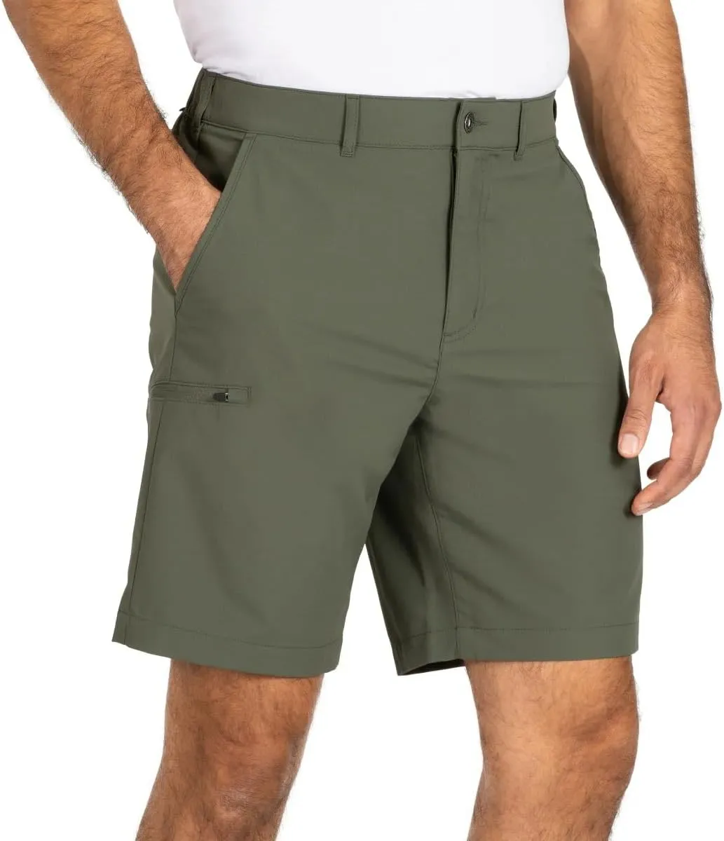 Gerry Men??s Elastic Waistband UPF 30  Tech Short