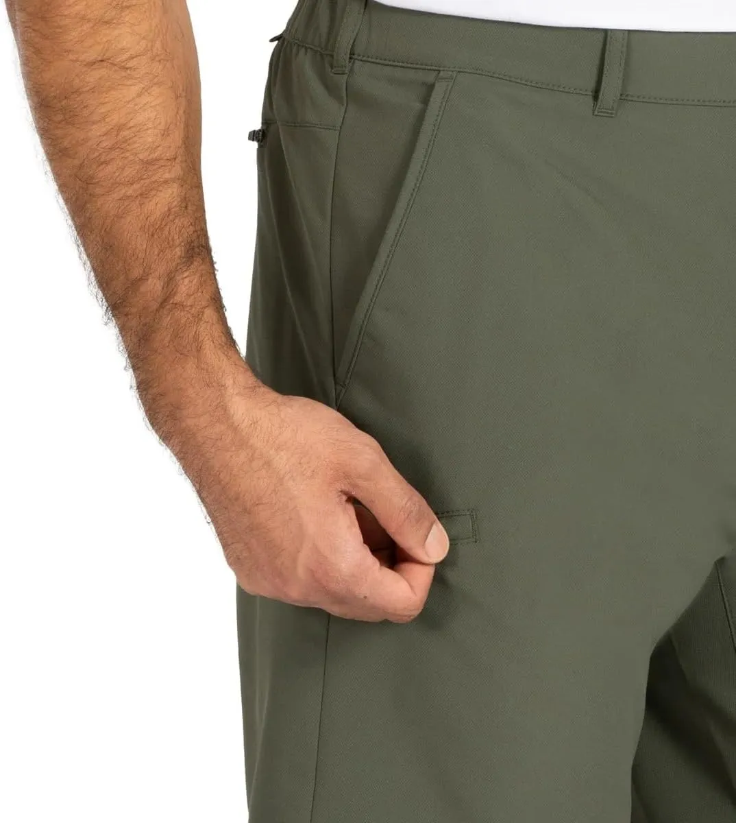Gerry Men??s Elastic Waistband UPF 30  Tech Short