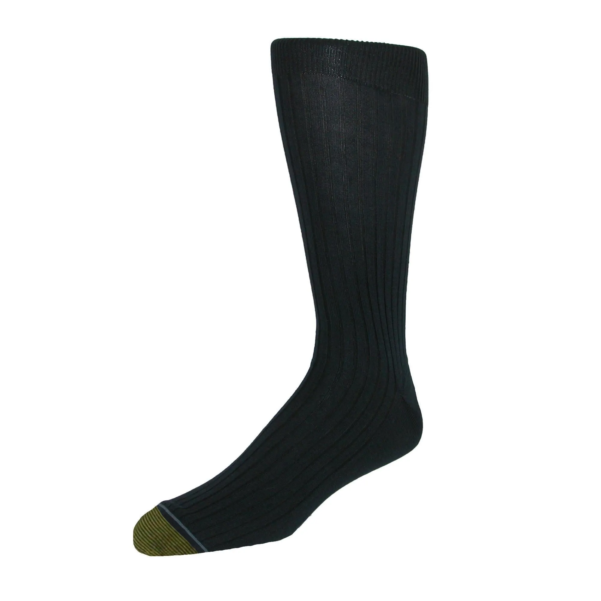 Gold Toe Men's Extended Size Ribbed Moisture Control Dress Socks (3 Pair Pack)