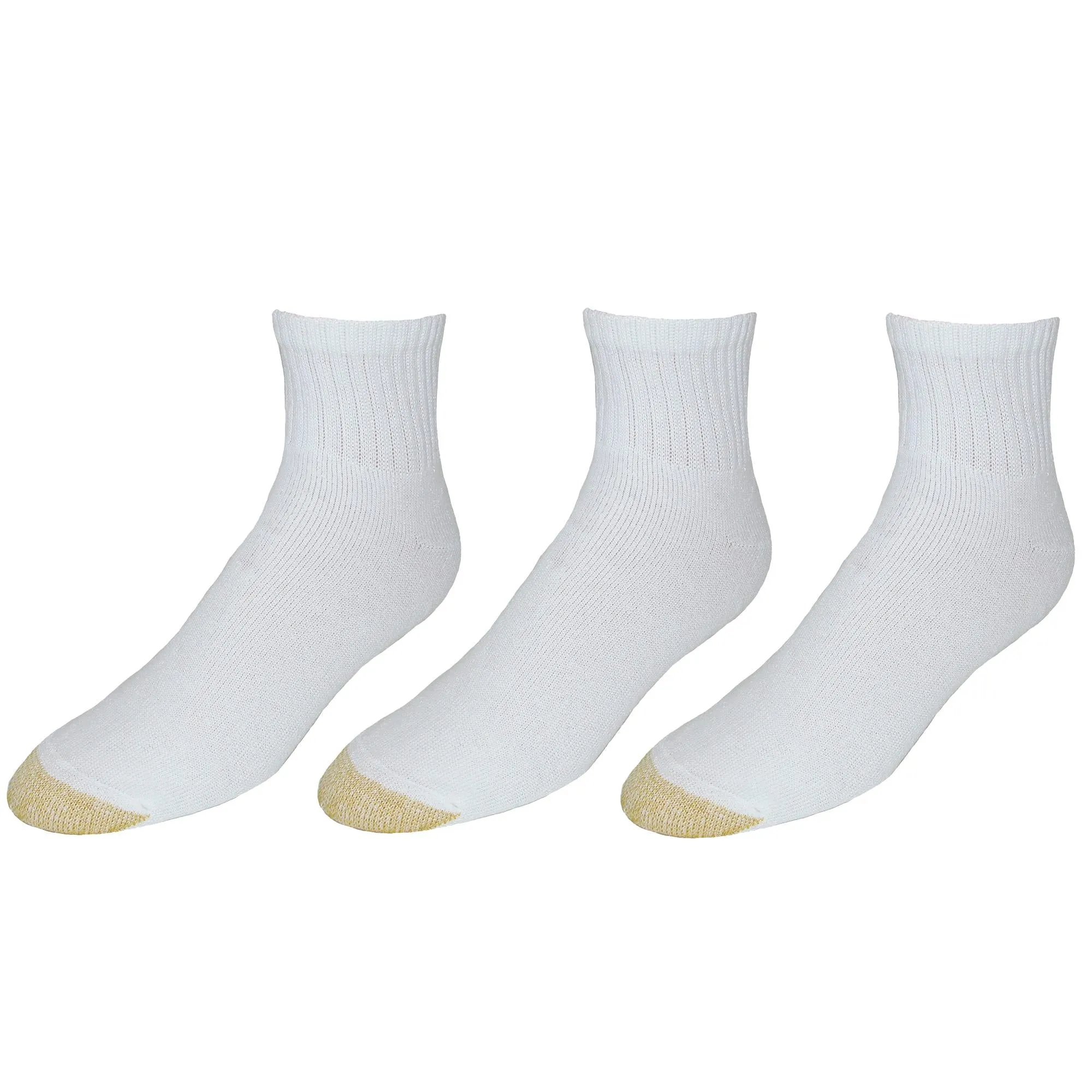 Gold Toe Women's Extended Size Quarter Socks (3 Pair Pack)