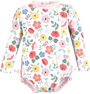 Hudson Baby Girls' Baby and Toddler Swimsuit