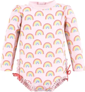 Hudson Baby Girls' Baby and Toddler Swimsuit