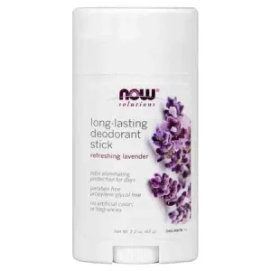 Long Lasting Deodorant Stick 2.2 oz, NOW Foods