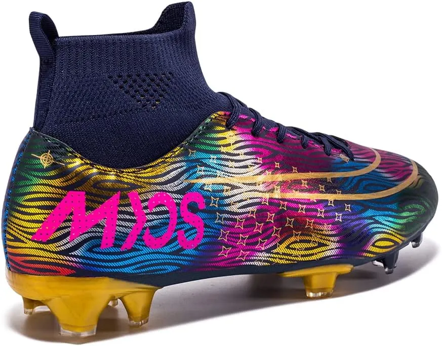 Men's Soccer Cleats Women Soccer Shoes Football Shoes Youth Athletic Training Sneakers for Kid Outdoor