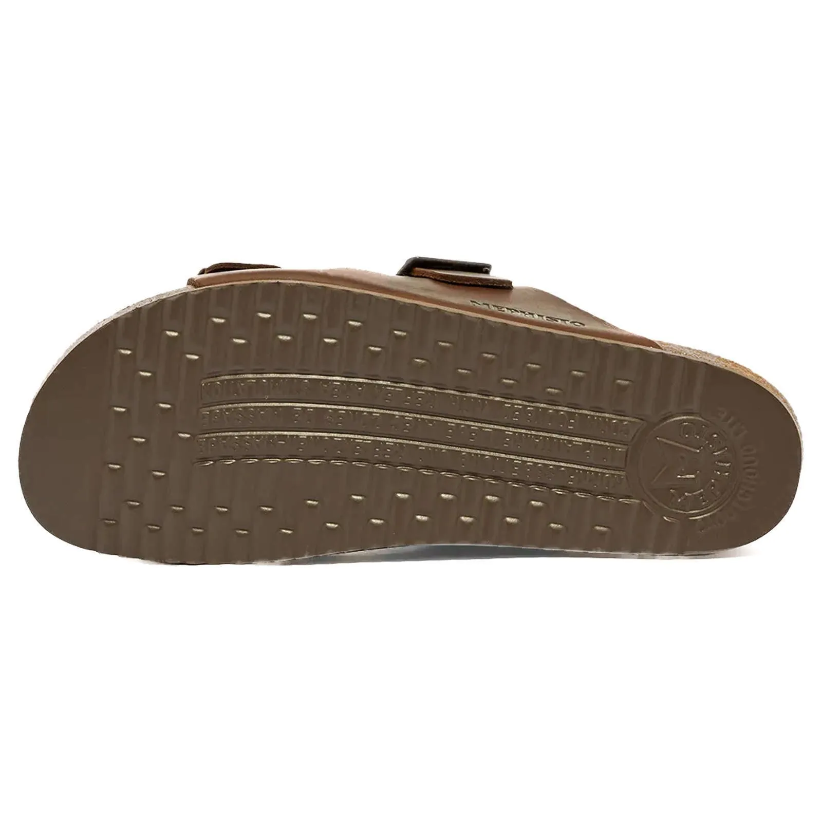 Mephisto Nerio Full Grain Leather Men's Slide Sandals