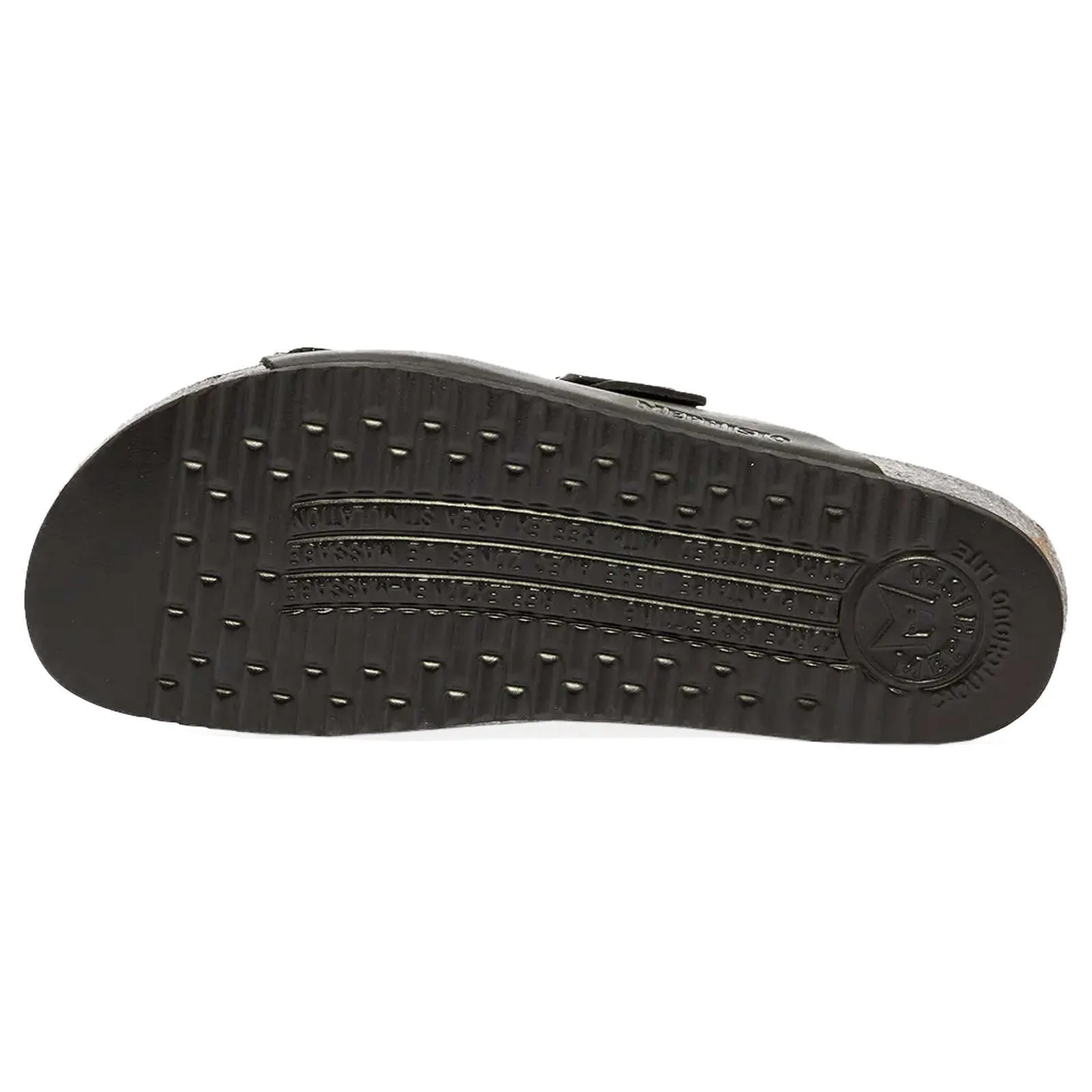 Mephisto Nerio Full Grain Leather Men's Slide Sandals