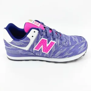 New Balance 574 Classics Purple White Casual Kids Running Sneakers KL574SQP