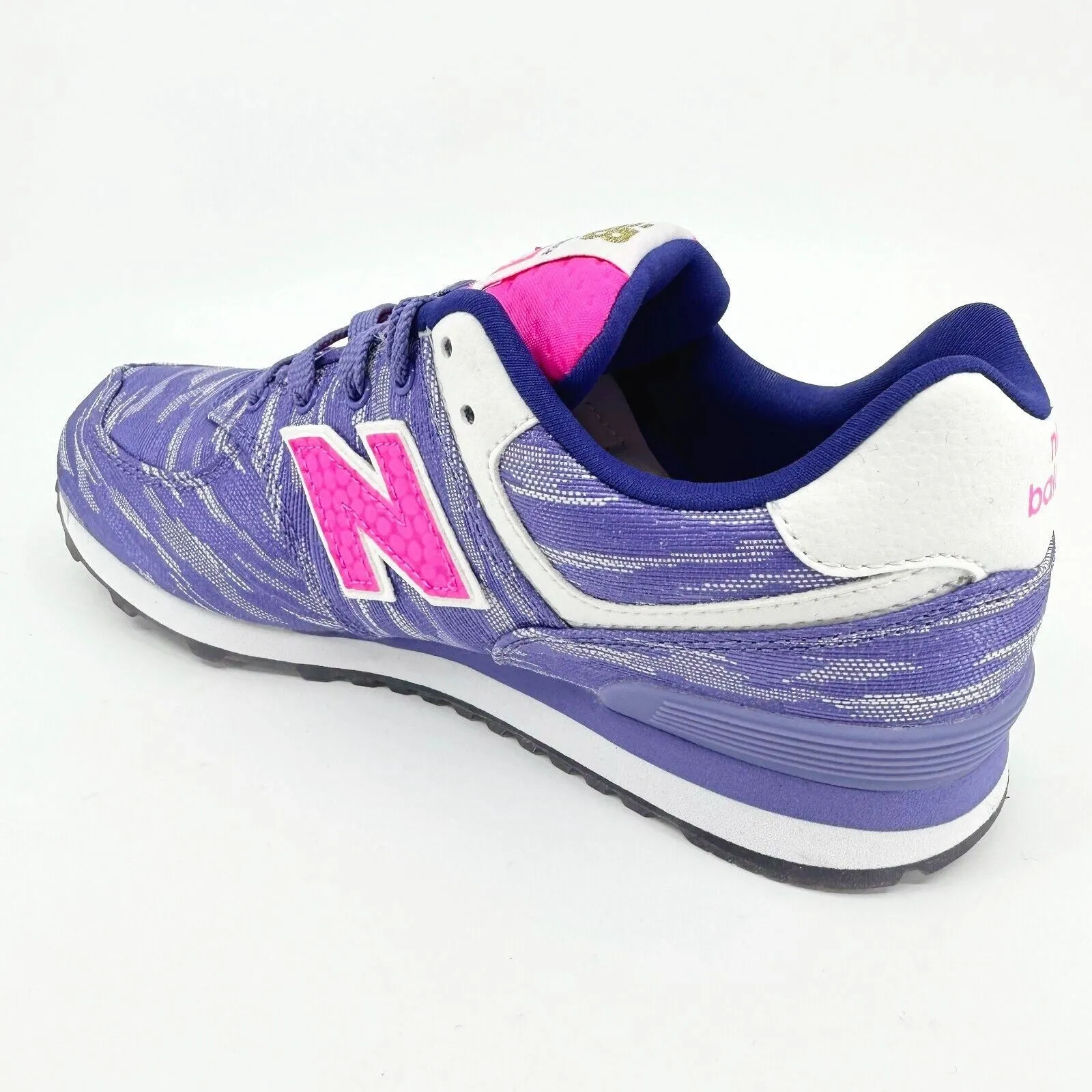 New Balance 574 Classics Purple White Casual Kids Running Sneakers KL574SQP