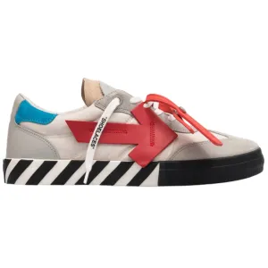 Off-White New Low Vulcanized Suede Grey Sneakers