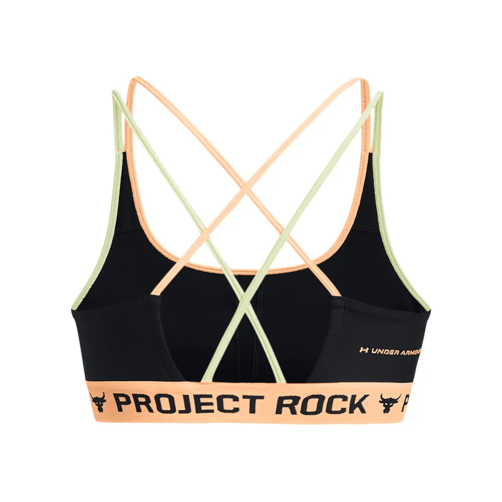 Under Armour Womens Project Rock Printed Crossback Sports Bra
