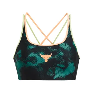 Under Armour Womens Project Rock Printed Crossback Sports Bra
