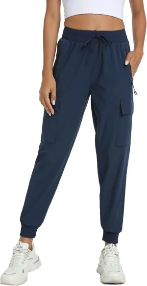 Women's Lightweight Joggers Quick Dry Hiking Running Pants for Athletic Casual Workout Outdoor