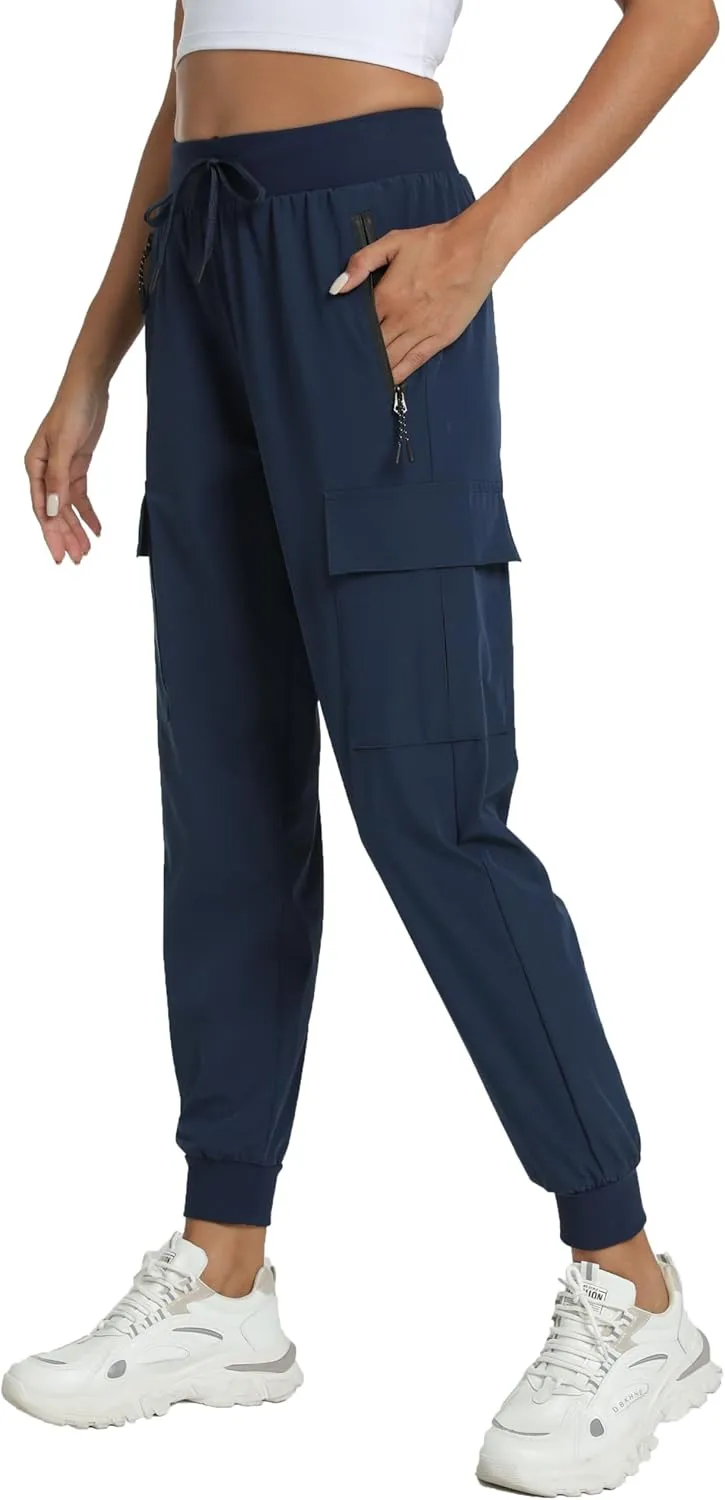 Women's Lightweight Joggers Quick Dry Hiking Running Pants for Athletic Casual Workout Outdoor