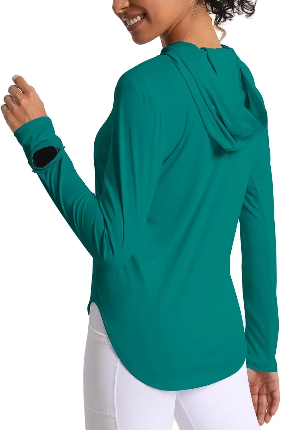Women's Sun Shirt Hoodie Rash Guard Long Sleeve SPF UV Protection T-Shirts UPF 50  Hiking Quick Dry Lightweight